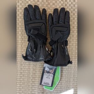 NWT Mobile Warming Goatskin Heated Gloves Black Men's Size XS